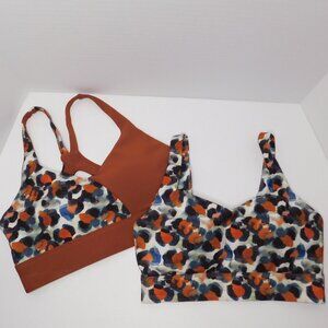 LINC Animal Print Active Wear Sports Bra Bundle S (113025)
